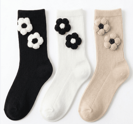 Coquet Flores 3D Bordadas